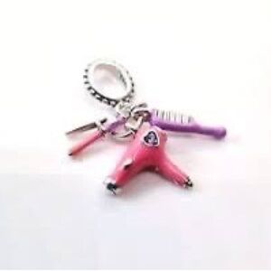 Charming Pink and Purple Hair charm